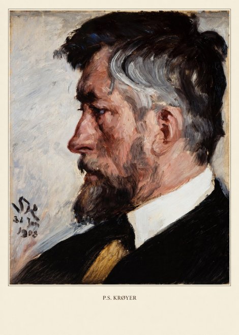 P.S. Krøyer Self-portrait IV No5 - Poszter