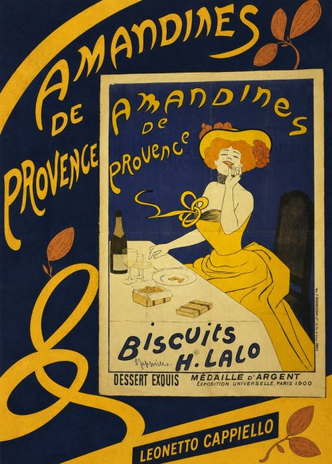 Leonetto Cappiello Amandines De Provence Biscuits H. Lalo III No5 - Poszter