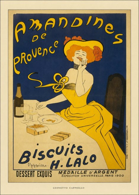 Leonetto Cappiello Amandines De Provence Biscuits H. Lalo III No6 - Poszter