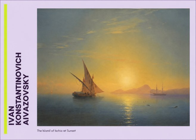 Ivan Konstantinovich Aivazovsky The Island of Ischia at Sunset No3 - Poszter