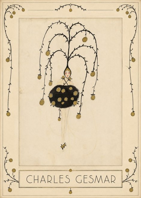 Charles Gesmar Figure with Hanging Orbs No1 - Poszter