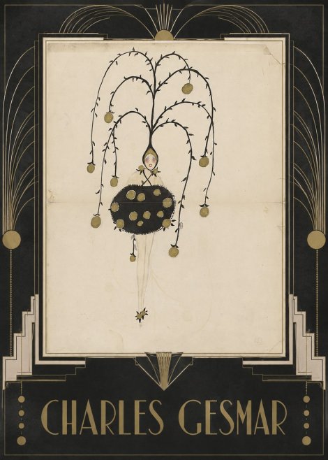 Charles Gesmar Figure with Hanging Orbs No2 - Poszter