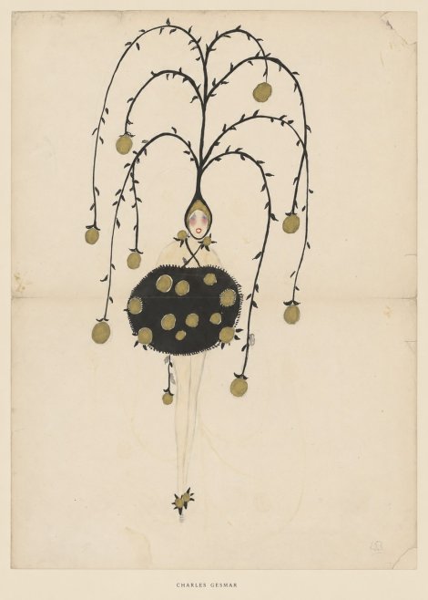 Charles Gesmar Figure with Hanging Orbs No5 - Poszter