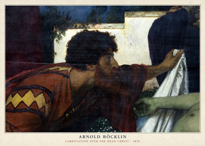 Arnold Böcklin Compianto Sul Cristo Morto No3 - Poszter