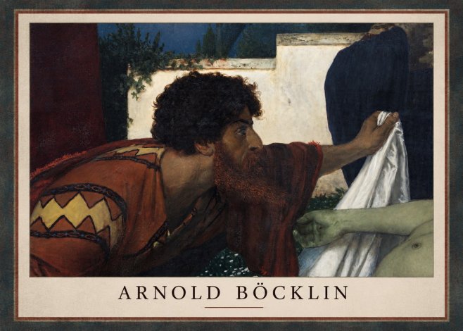 Arnold Böcklin Compianto Sul Cristo Morto No4 - Poszter