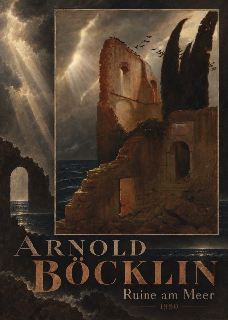 Arnold Böcklin Ruine Am Meer II No6 - Poszter