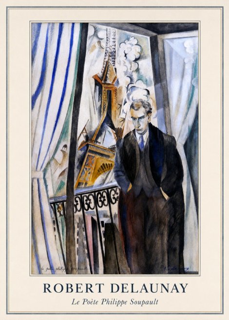 Robert Delaunay Le Poète Philippe Soupault No3 - Poszter