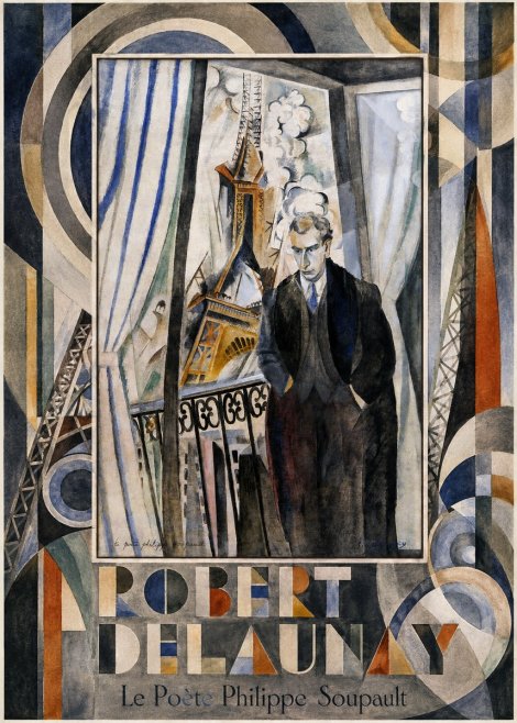 Robert Delaunay Le Poète Philippe Soupault No4 - Poszter