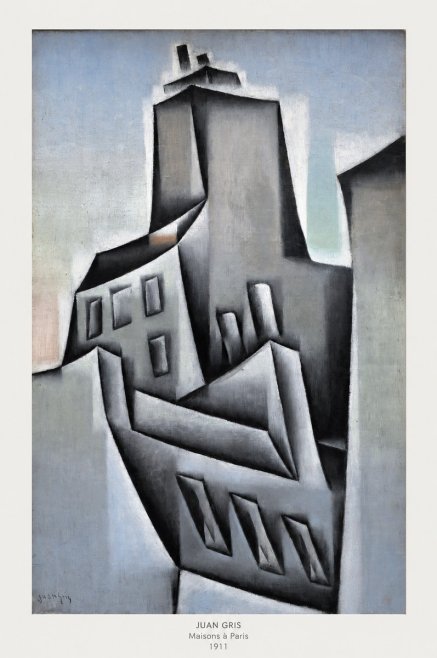 Juan Gris Maisons À Paris No6 - Poszter