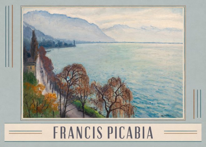 Francis Picabia Lac Léman No1 - Poszter