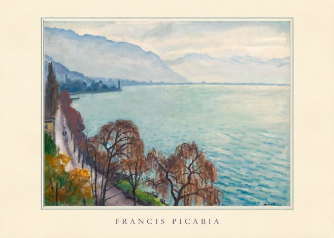 Francis Picabia Lac Léman No3 - Poszter