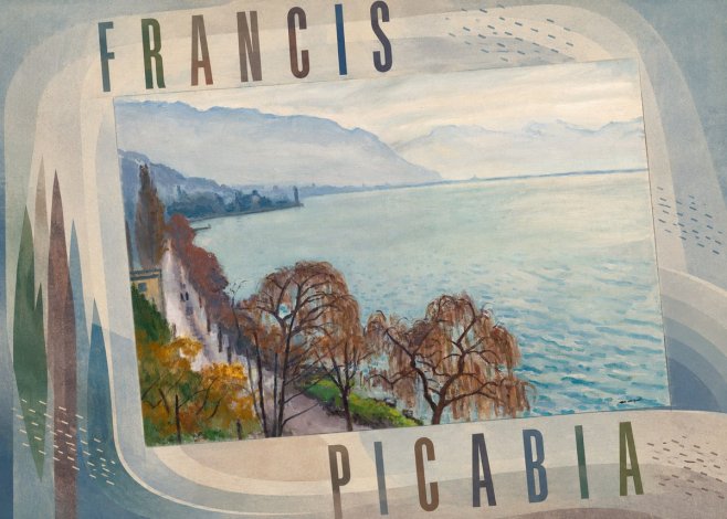 Francis Picabia Lac Léman No6 - Poszter