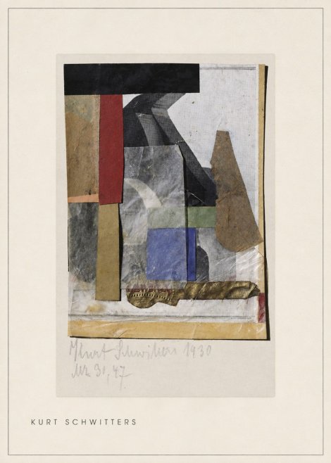 Kurt Schwitters Merz Schwitters 1930 Nr 30, 47 No4 - Poszter