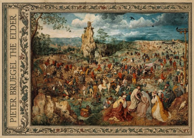 Pieter Bruegel The Procession to Calvary No2 - Poszter