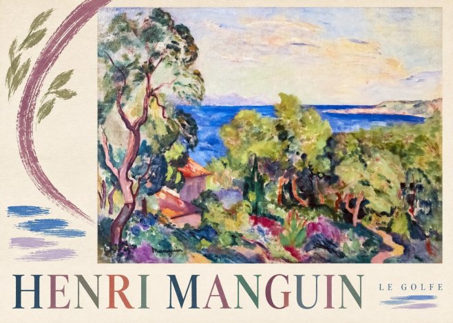Henri Manguin Le Golfe No3 - Poszter