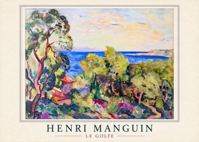 Henri Manguin Le Golfe No4 - Poszter