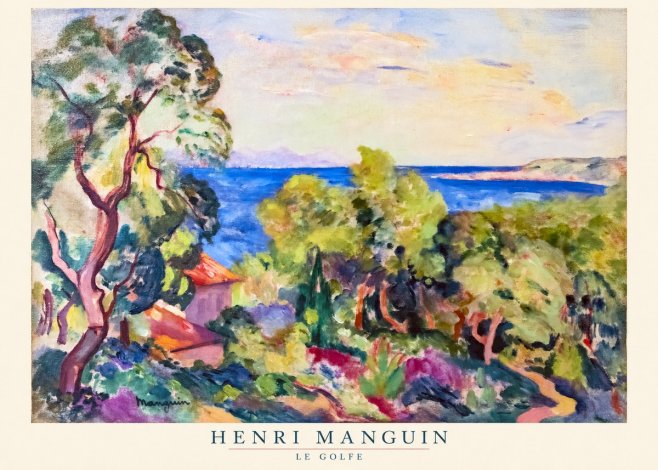 Henri Manguin Le Golfe No6 - Poszter