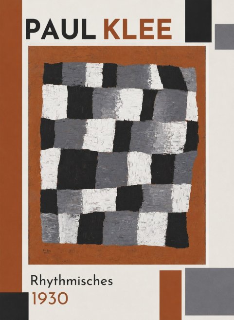 Paul Klee Rhythmisches No1 - Poszter