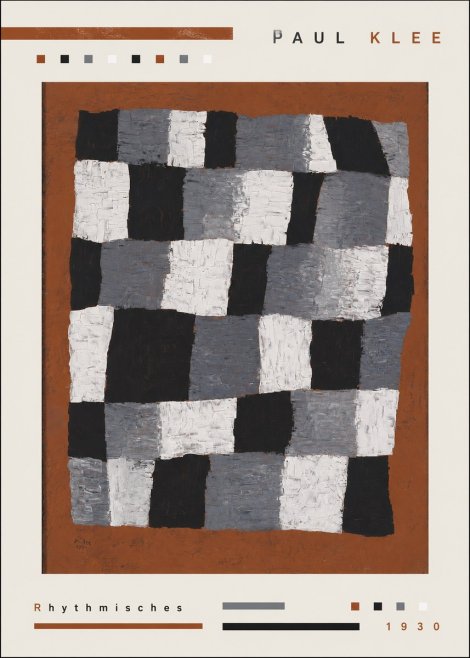 Paul Klee Rhythmisches No3 - Poszter