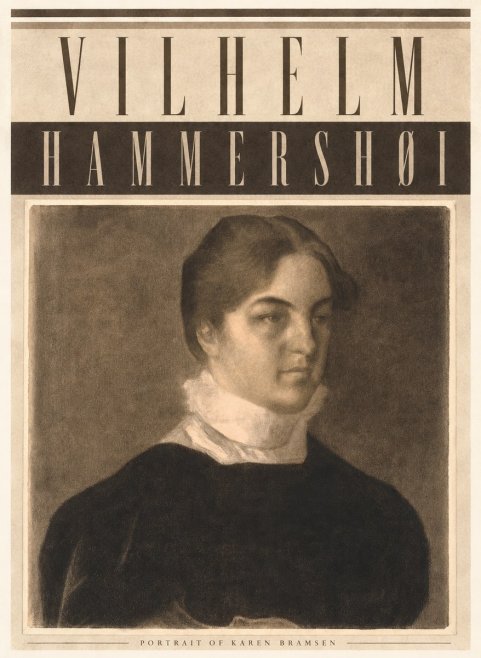 Vilhelm Hammershøi Portrait of Karen Bramsen No4 - Poszter