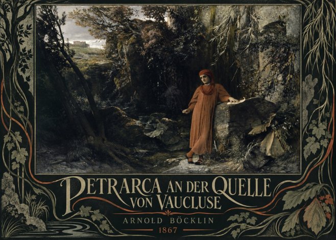 Arnold Böcklin Petrarca an Der Quelle Von Vaucluse No5 - Poszter