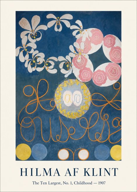 Hilma af Klint The Ten Largest, No. 1, Childhood I No1 - Poszter