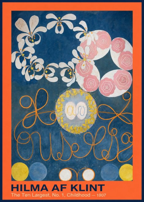 Hilma af Klint The Ten Largest, No. 1, Childhood I No2 - Poszter