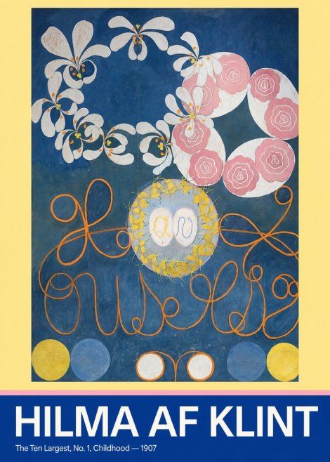 Hilma af Klint The Ten Largest, No. 1, Childhood I No4 - Poszter