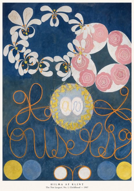 Hilma af Klint The Ten Largest, No. 1, Childhood I No5 - Poszter