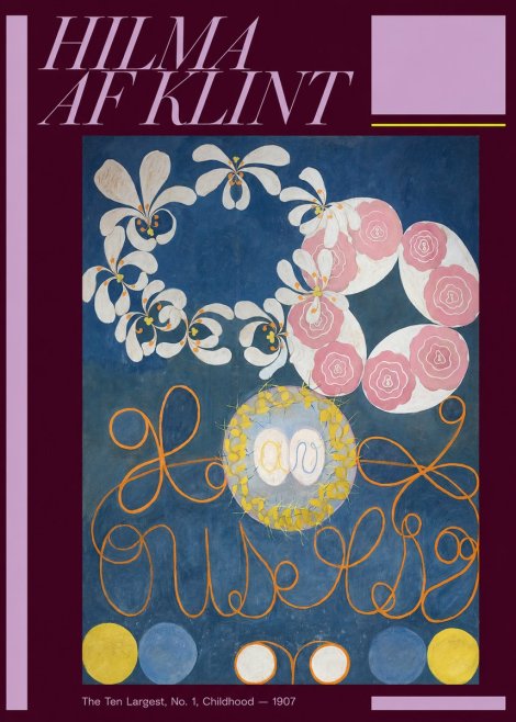 Hilma af Klint The Ten Largest, No. 1, Childhood I No6 - Poszter