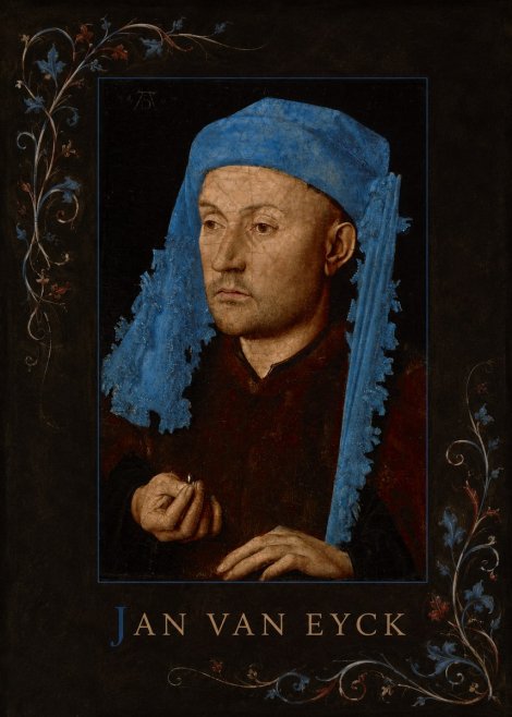 Jan van Eyck Portrait of a Man (Léal Souvenir) No3 - Poszter