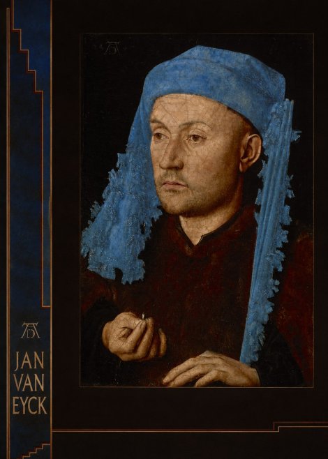 Jan van Eyck Portrait of a Man (Léal Souvenir) No6 - Poszter
