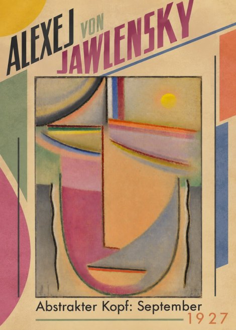 Alexej von Jawlensky Abstrakter Kopf: September No5 - Poszter