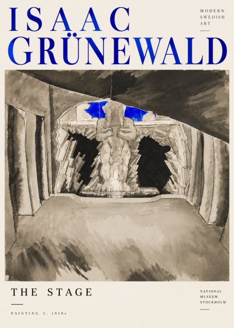 Isaac Grünewald The Stage No6 - Poszter