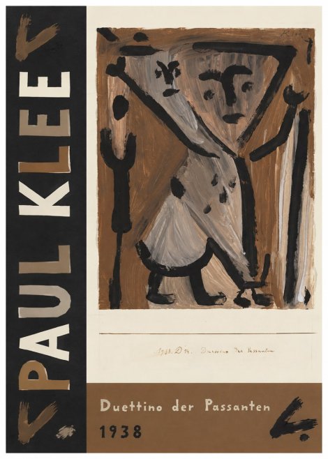 Paul Klee Duettino Der Passanten No2 - Poszter