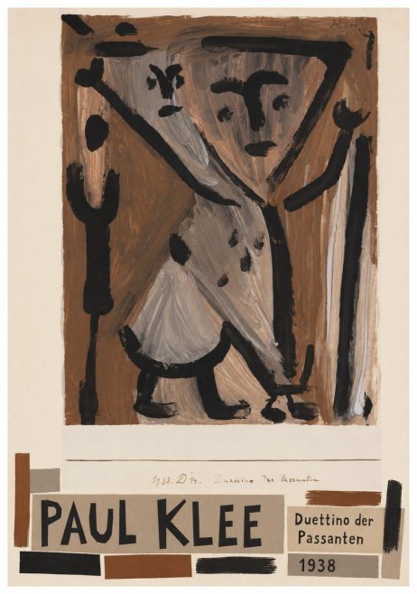 Paul Klee Duettino Der Passanten No4 - Poszter