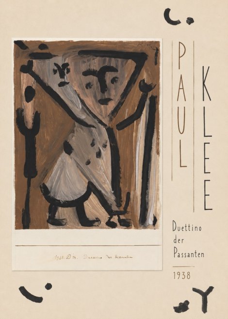 Paul Klee Duettino Der Passanten No5 - Poszter