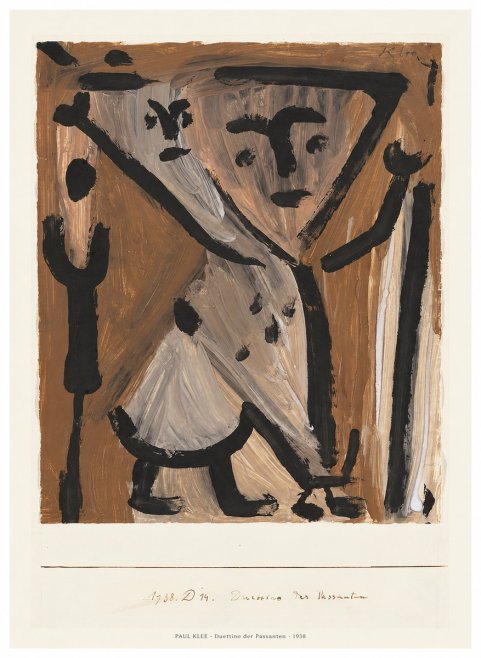 Paul Klee Duettino Der Passanten No6 - Poszter