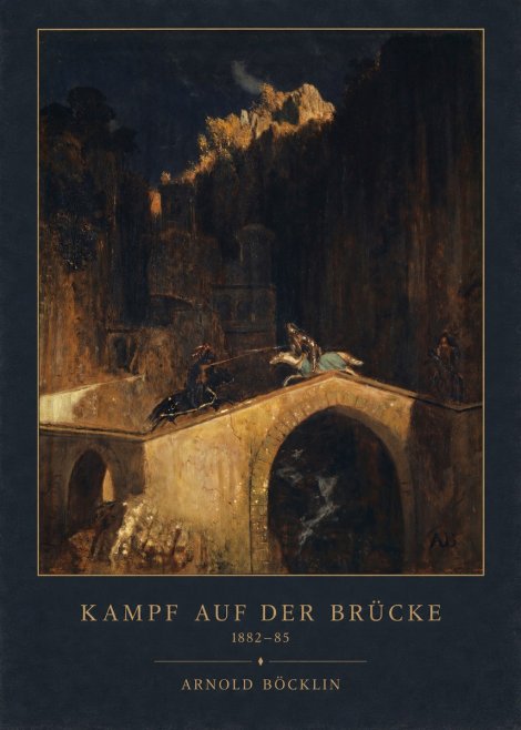 Arnold Böcklin Kampf Auf Der Brücke No3 - Poszter