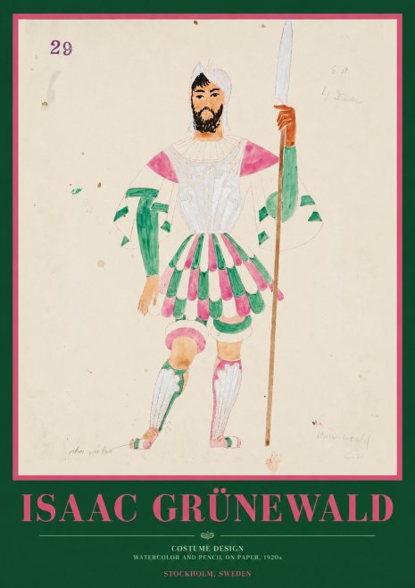 Isaac Grünewald Costume Design No. 29 No1 - Poszter