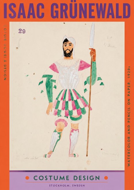 Isaac Grünewald Costume Design No. 29 No2 - Poszter