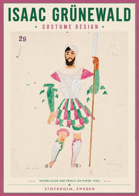 Isaac Grünewald Costume Design No. 29 No4 - Poszter
