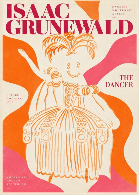 Isaac Grünewald The Dancer II No3 - Poszter