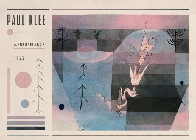Paul Klee Mauerpflanze No2 - Poszter