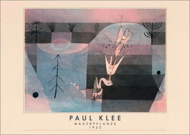 Paul Klee Mauerpflanze No3 - Poszter