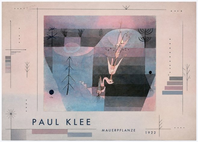 Paul Klee Mauerpflanze No4 - Poszter