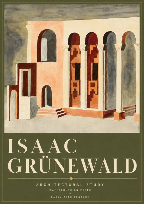Isaac Grünewald Architectural Study II No6 - Poszter