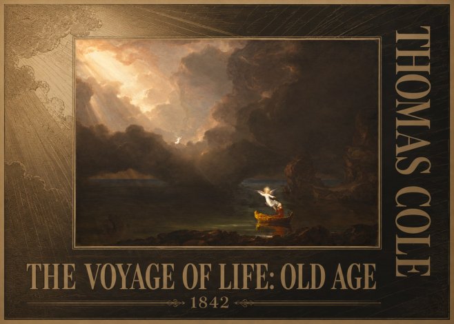 Thomas Cole The Voyage of Life: Old Age IV No5 - Poszter