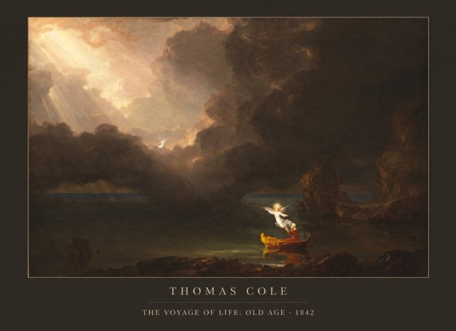 Thomas Cole The Voyage of Life: Old Age IV No6 - Poszter