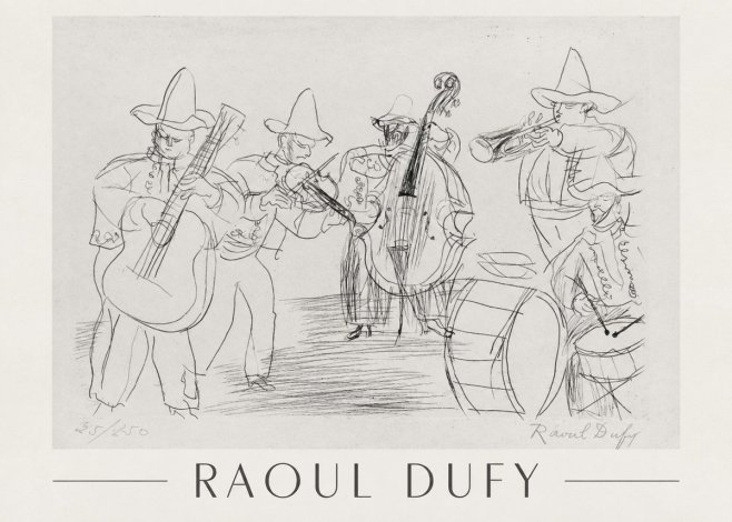 Raoul Dufy Musicians No1 - Poszter